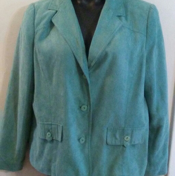 Alfred Dunner Jackets & Blazers - Must be put in Bundle: Alfred Dunner Ocean Blue Jacket